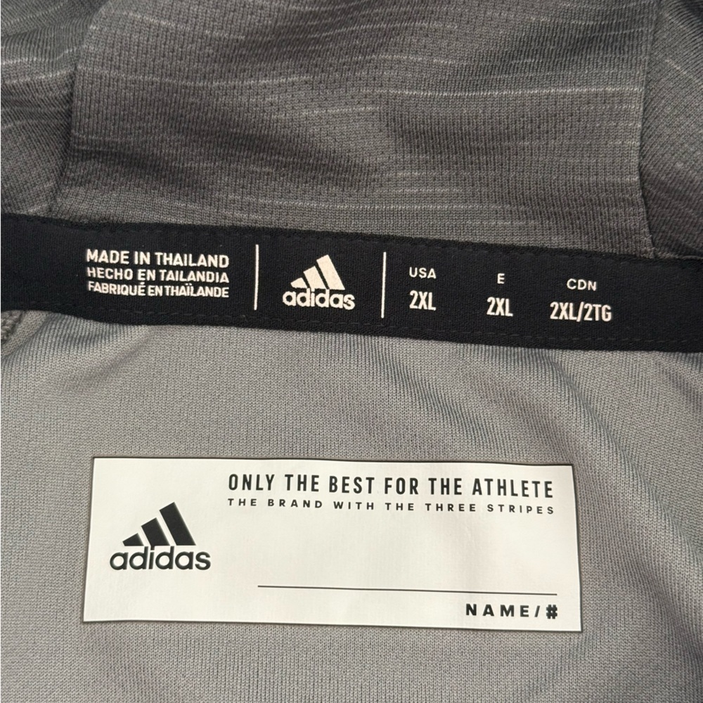 adidas Gray UMass Long Sleeve Tee - Picture 6 of 10